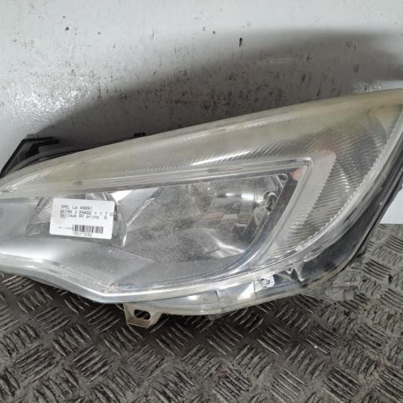 Optique avant principal gauche (feux)(phare) OPEL ASTRA J
