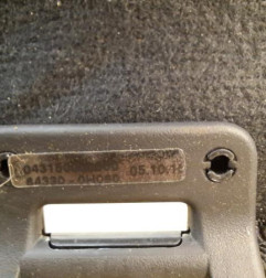 Plage arriere PEUGEOT 108 Photo n°3