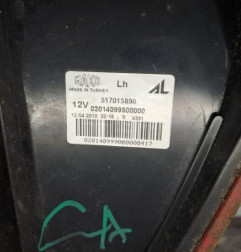 Feu arriere principal gauche (feux) FIAT GRANDE PUNTO Photo n°4