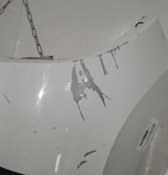 Pare choc arriere PEUGEOT 207