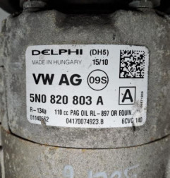 Compresseur clim VOLKSWAGEN GOLF 6 Photo n°3