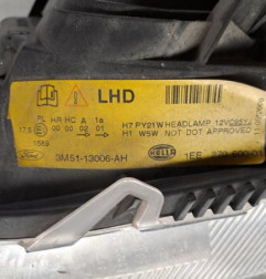 Optique avant principal gauche (feux)(phare) FORD C-MAX 1 Photo n°5