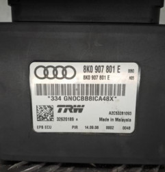 Bloc electrique de frein a main AUDI A4 3 Photo n°4