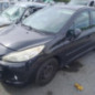 Pare choc arriere PEUGEOT 207