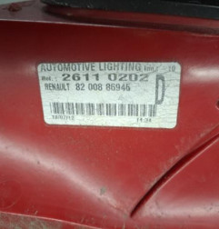 Feu arriere principal droit (feux) RENAULT CLIO 3 Photo n°5