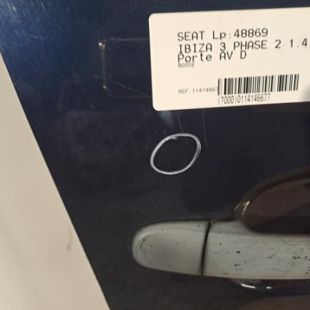 Porte avant droit SEAT IBIZA 3