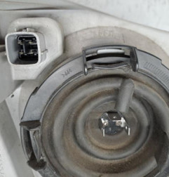 Optique avant principal gauche (feux)(phare) MAZDA 323 6 Photo n°4