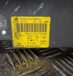 Optique avant principal gauche (feux)(phare) MERCEDES CLASSE A 169 Photo n°4