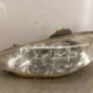 Optique avant principal gauche (feux)(phare) PEUGEOT 206