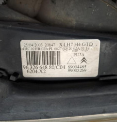 Optique avant principal gauche (feux)(phare) CITROEN C5 1 Photo n°5