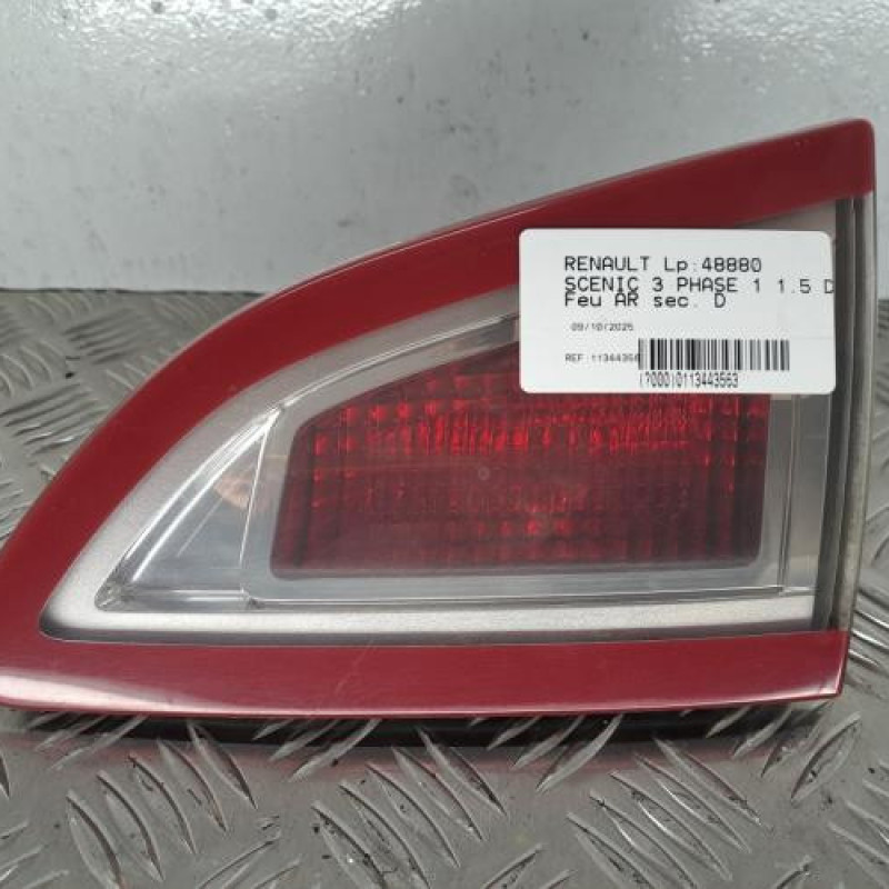 Feu arriere secondaire droit (feux) RENAULT SCENIC 3