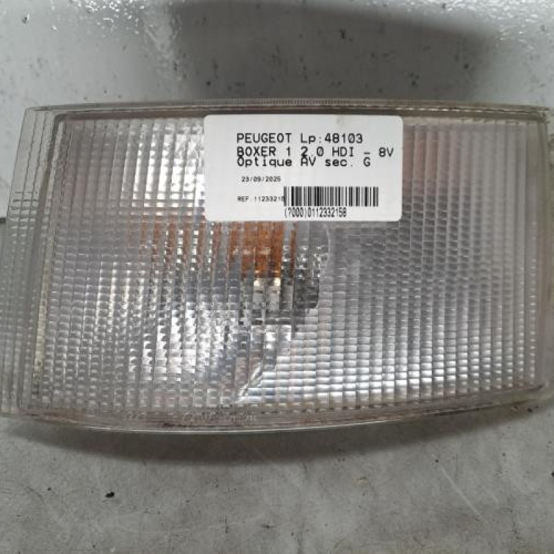 Optique avant secondaire gauche (feux)(clignotant) PEUGEOT BOXER 1