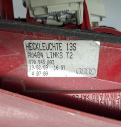 Feu arriere secondaire gauche (feux) AUDI A5 1 Photo n°4