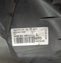 Optique avant principal gauche (feux)(phare) NISSAN MICRA 3 Photo n°4