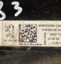 Feu arriere secondaire droit (feux) PEUGEOT 308 3 Photo n°4