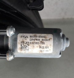 Leve vitre electrique arriere droit PEUGEOT 308 3 Photo n°4