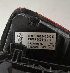 Feu arriere principal gauche (feux) VOLKSWAGEN POLO 5 Photo n°5