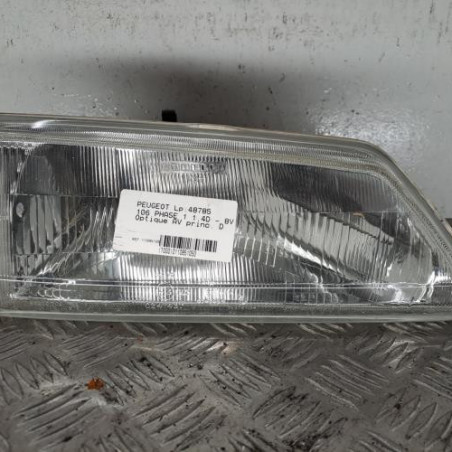 Optique avant principal droit (feux)(phare) PEUGEOT 106 Photo n°1