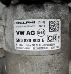 Compresseur clim VOLKSWAGEN GOLF 6 Photo n°3