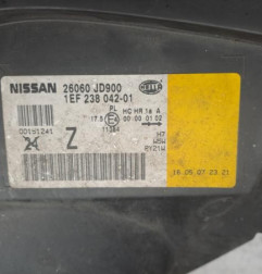 Optique avant principal gauche (feux)(phare) NISSAN QASHQAI 1 Photo n°5