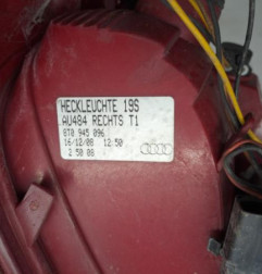 Feu arriere principal droit (feux) AUDI A5 1 Photo n°4