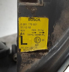 Optique avant principal gauche (feux)(phare) PEUGEOT 406 Photo n°5