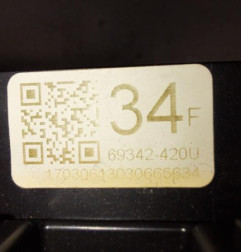 Compteur CITROEN C1 2 Photo n°5