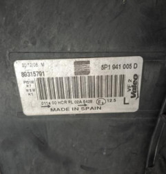 Optique avant principal gauche (feux)(phare) SEAT ALTEA Photo n°5