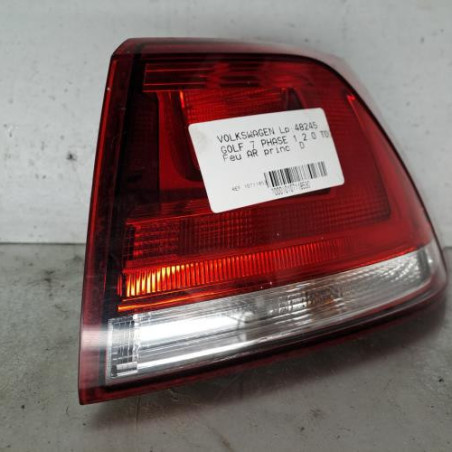 Feu arriere principal droit (feux) VOLKSWAGEN GOLF 7 Photo n°1
