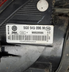 Feu arriere principal droit (feux) VOLKSWAGEN GOLF 7 Photo n°5