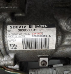 Compresseur clim RENAULT CLIO 3 Photo n°3