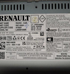 Autoradio d'origine DACIA JOGGER Photo n°3