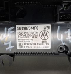 Commande chauffage VOLKSWAGEN GOLF 7 Photo n°3