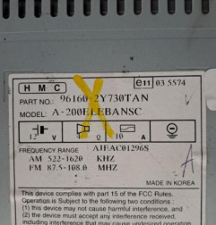 Autoradio d'origine HYUNDAI IX 35 Photo n°4