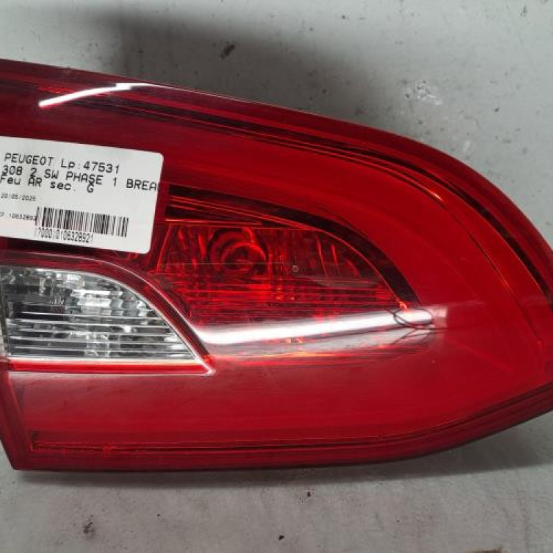 Feu arriere secondaire gauche (feux) PEUGEOT 308 2 SW