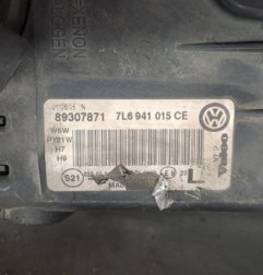 Optique avant principal gauche (feux)(phare) VOLKSWAGEN TOUAREG 1 Photo n°4