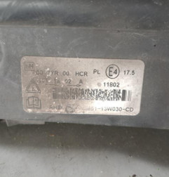 Optique avant principal gauche (feux)(phare) FORD FOCUS 2 Photo n°4