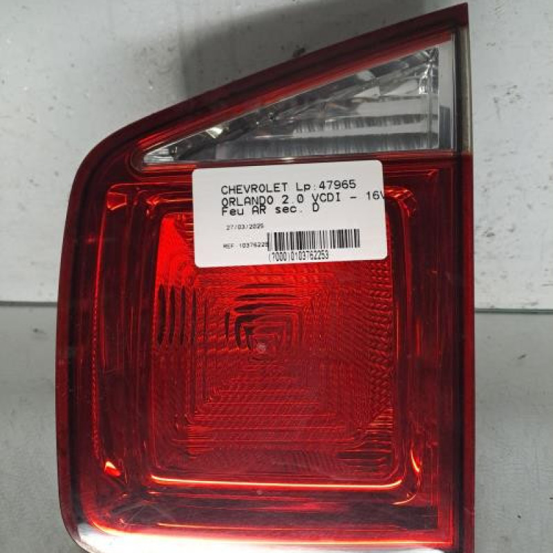 Feu arriere secondaire droit (feux) CHEVROLET ORLANDO