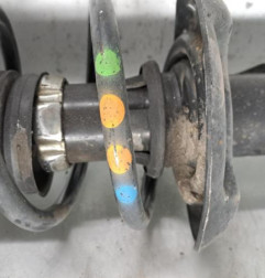 Amortisseur avant gauche VOLKSWAGEN GOLF 6 Photo n°3