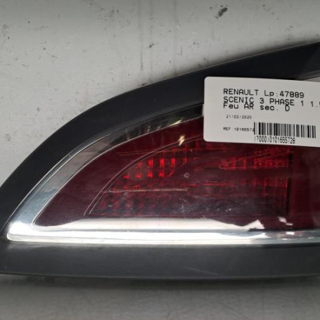 Feu arriere secondaire droit (feux) RENAULT SCENIC 3 Photo n°1
