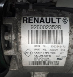 Compresseur clim RENAULT CLIO 4 Photo n°3