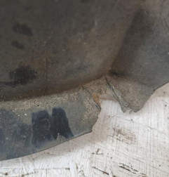 Pare boue avant gauche CITROEN C4 2 Photo n°3