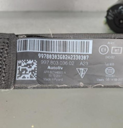 Ceinture arriere droit PORSCHE 911 5 997