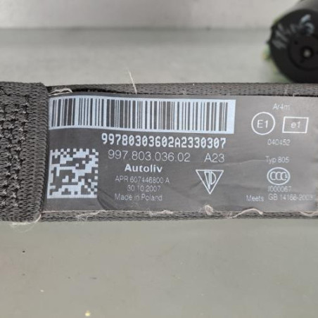 Ceinture arriere droit PORSCHE 911 5 997