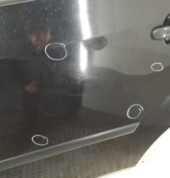 Porte arriere gauche FORD FIESTA 5 Photo n°3