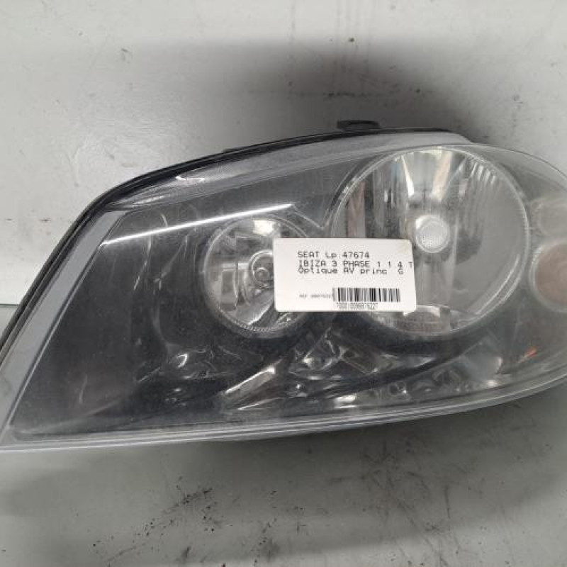 Optique avant principal gauche (feux)(phare) SEAT IBIZA 3