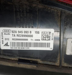 Feu arriere secondaire droit (feux) AUDI A1 2 Photo n°4