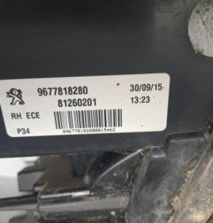 Feu arriere secondaire droit (feux) PEUGEOT 308 2 Photo n°4