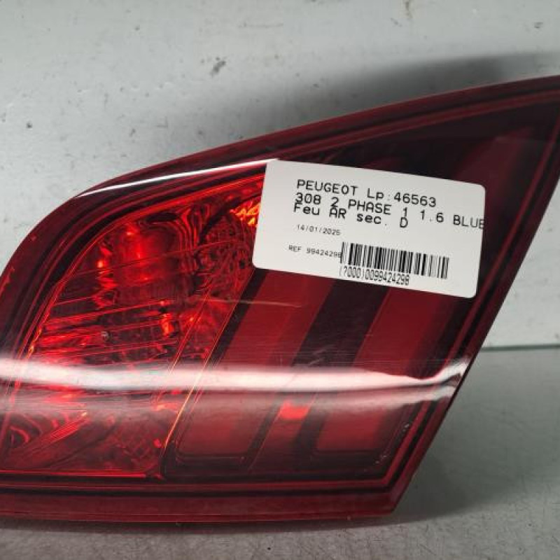 Feu arriere secondaire droit (feux) PEUGEOT 308 2