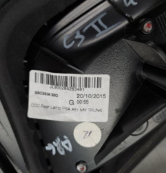 Feu arriere secondaire gauche (feux) CITROEN C3 2 Photo n°4